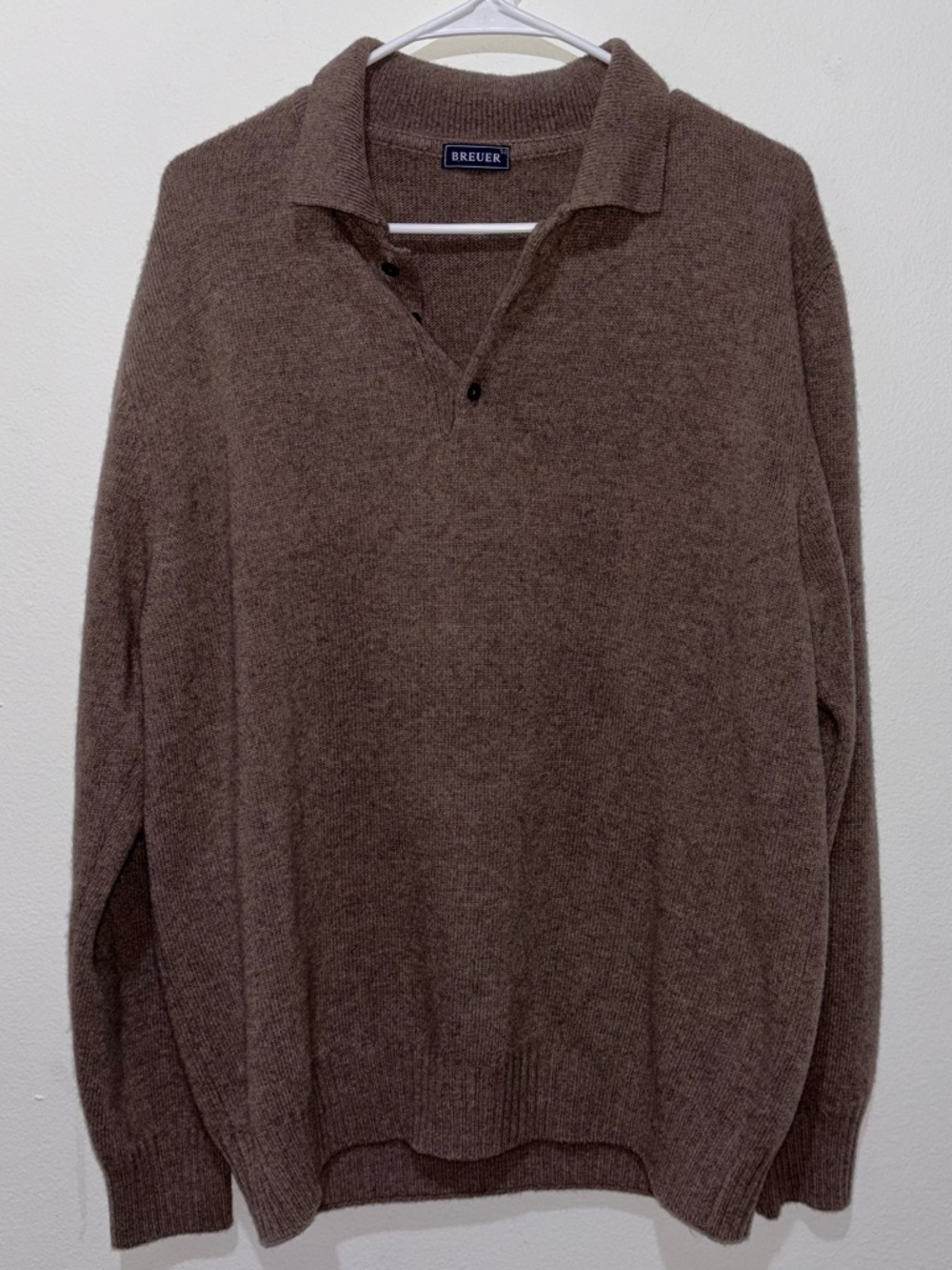 BREUR Wool Cashmere Blend Sweater Size 52